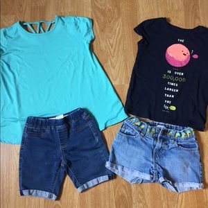 Girls size 6 shorts etc bundle